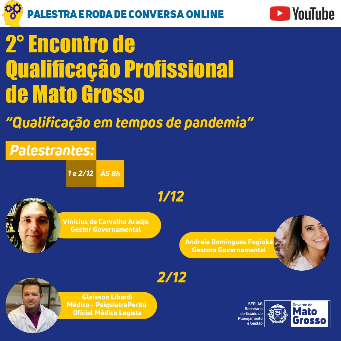 Inscrições para 2º Encontro de Qualificação Profissional de Mato Grosso terminam nesta quinta-feira (26)