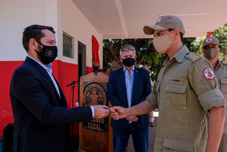 Base do pelotão do Corpo de Bombeiros é inaugurada no Complexo Paiaguás