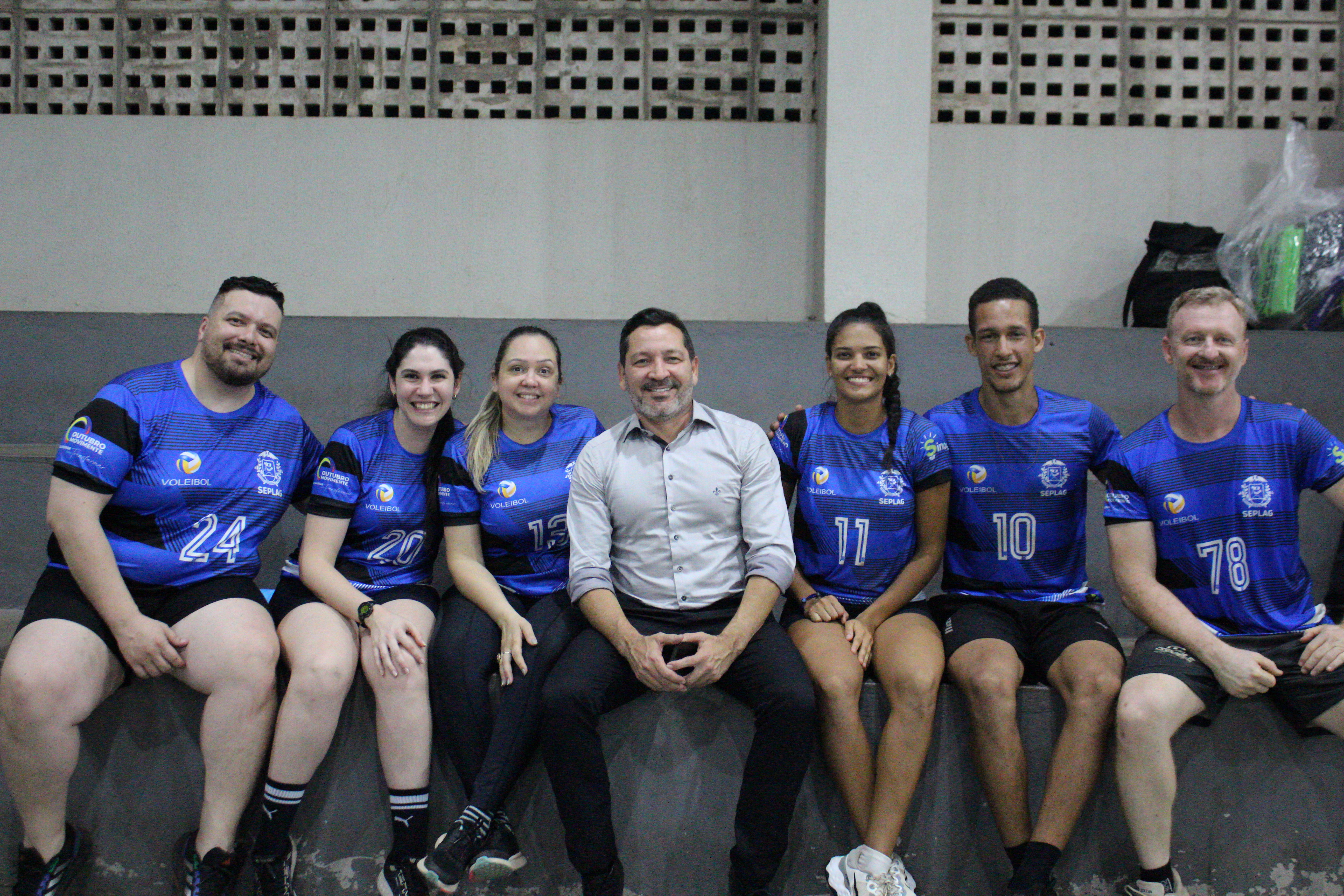 Seplag realiza final de campeonato de vôlei interinstitucional