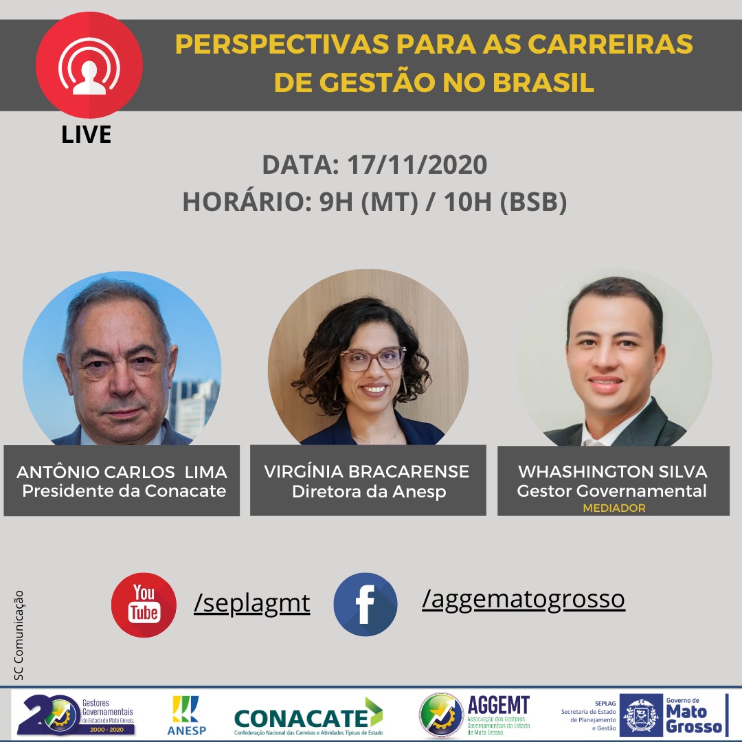 Live aborda perspectivas para as carreiras de gestão no Brasil
