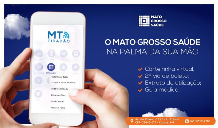 Mato Grosso Saúde integra aplicativo MT Cidadão