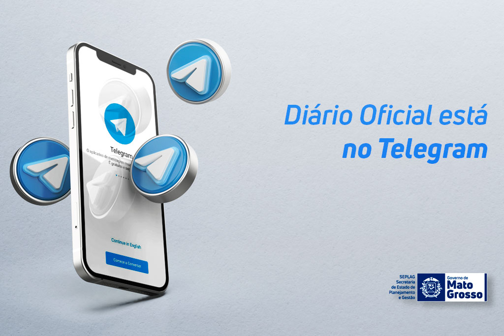 Diário Oficial agora pode ser acessado pelo aplicativo Telegram